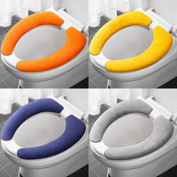 Adhesive Toilet Seat Cushion for All Seasons, Washable and Reusable