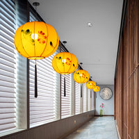 Chinese Style Round Fabric Lantern for Festival and Wedding Decor