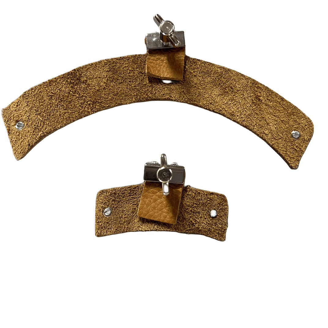 Genuine Leather Drum Overtone Dampening Pads for Snare and Jazz Drums