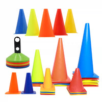 Multi-Sport Training Cones & Barrels Set for Agility and Obstacle Drills
