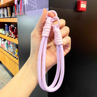 Braided Wrist Lanyard Keychain for Bags and Phones