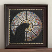 Irregular Wooden Church Cat Jigsaw Puzzle 372 Pieces with Frame for Adults, Stress Relief, Home Decor Gift