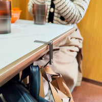 Titanium Alloy Portable Bag Hanger Hook Keychain for Tables