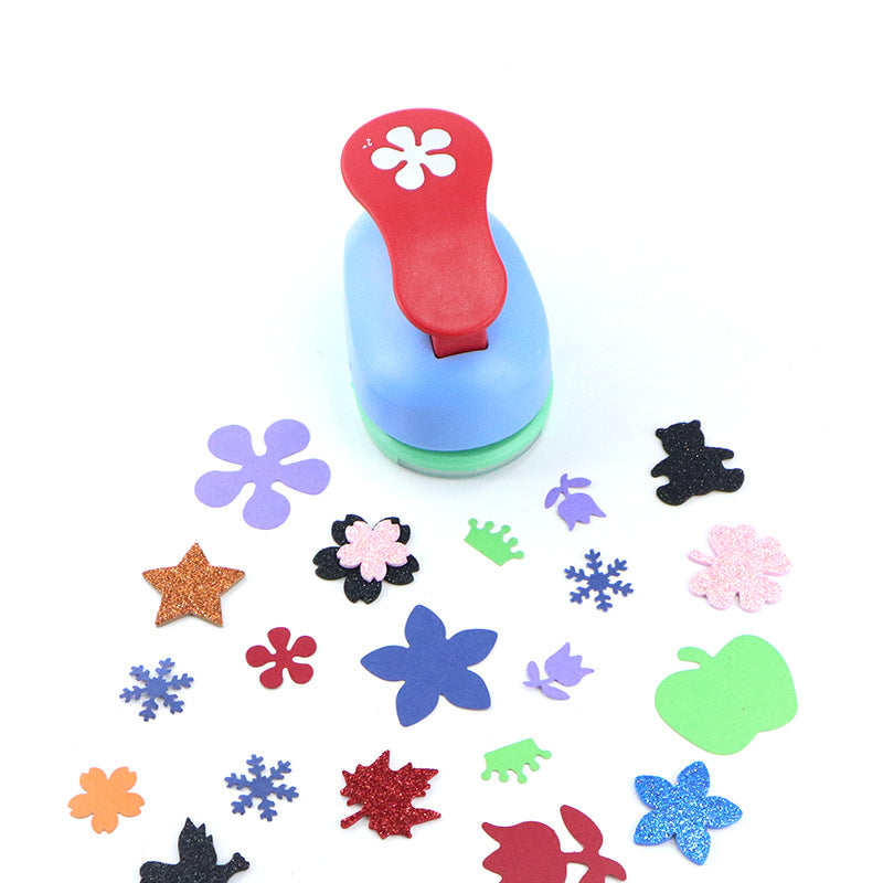 Kamei 5cm Lever-Action Paper Punch for DIY Crafting and Scrapbooking