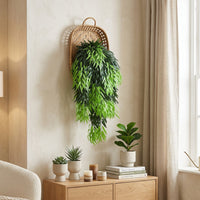 Artificial Willow Leaf Garland for Indoor Outdoor Decoration