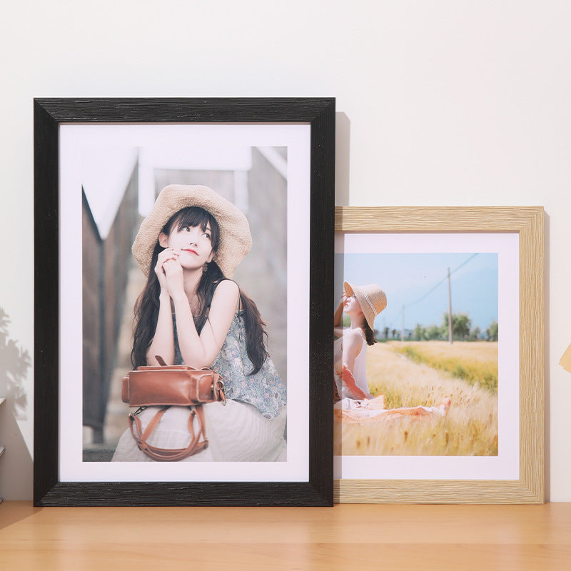 Minimalist Photo Frame for Tabletop or Wall Mounting, Various Sizes (6-inch to A3) for Photos and Puzzles