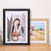 Minimalist Photo Frame for Tabletop or Wall Mounting, Various Sizes (6-inch to A3) for Photos and Puzzles