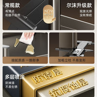 Kitchen Microwave Oven Rack Countertop Multi-functional Pull-out Multi-layer Stand Rice Cooker Appliance Oven Storage Shelf