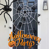 Halloween Spider Web Decoration for Cosplay Events and Bar Decor