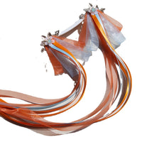 Girls' Hanfu Style Ribbon Bow Hair Clips with Long Streamers