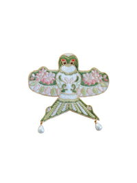Embroidered Kite Hairpin Brooch for Hanfu Traditional Chinese Attire