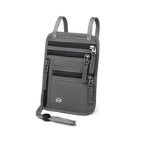 RFID Blocking Waterproof Travel Wallet with Passport Holder and Card Slots