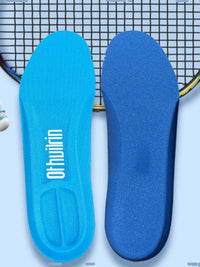 Sports Shoe Insoles with 12mm Heel Cushioning for Basketball Training, Sweat-Absorbing & Breathable