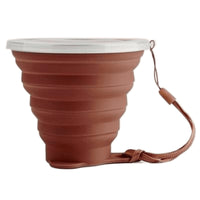 Creative Collapsible Silicone Travel Cup - Portable Retractable Mouthwash Mug for Outdoor & Business Trips