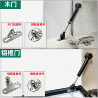 Gas Strut Lift Support for Cabinet Doors, Short Stroke Downward Opening Mechanism