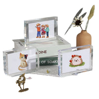 Magnetic Acrylic Photo Frame Display Stand for Certificates and Awards