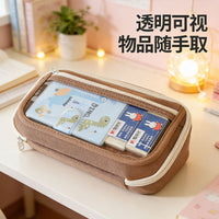 2024 New Nine-Layer Panda Large Capacity Pencil Case for Girls and Middle School Students