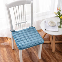 Plush Dining Chair Cushion with Ties for Home and Restaurant