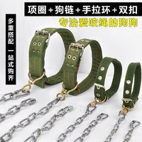 304 Stainless Steel Dog Leash Chain for Small to Large Dogs, Anti-Bite Pet Collar and Tie-Out Cable