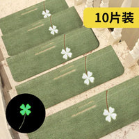 Luminous Stair Treads Self-Adhesive Non-Slip Mats for Home Dormitory Wooden Stairs Carpet
