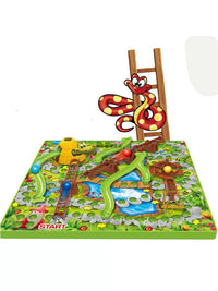 Kids' Educational 3D Snakes and Ladders Flying Chess Board Game for Family Fun and Cognitive Development