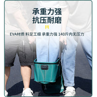 EVA Foldable Fishing Bucket Live Fish Box Multi-functional Thickened Fishing Guard Bucket for Outdoor Fishing