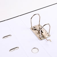 A4 Lever Arch File Folder, Large Capacity, Removable, 2-Hole Punch, Office Document Organizer