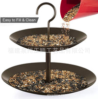 Outdoor Hanging Metal Wild Bird Feeder for Garden Decoration