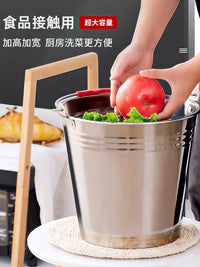 Stainless Steel Ice Bucket with Handle for Home and Commercial Use, Beer, Wine, Champagne, and Cola