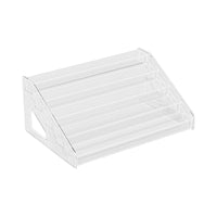 Acrylic Multi-Layer Sunglasses Display Stand, Transparent Tiered Eyewear Organizer for Retail