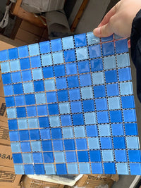 Crystal Glass Mosaic Tiles for Bathroom, Kitchen, Pool, and Wall Decor