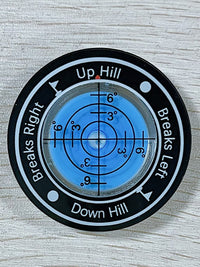 Golf Hat Clip Level Indicator for Slope Measurement