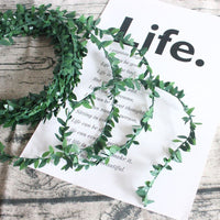 7.5m Artificial Leaf Vine Garland for DIY Crafts and Decoration