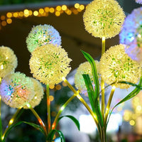 Solar LED Dandelion Stake Lights for Outdoor Garden and Lawn Decoration