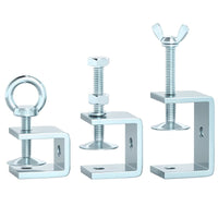 Galvanized Iron U-Type Pipe Clamp with Hexagonal Bolt for Square Tube Fixing
