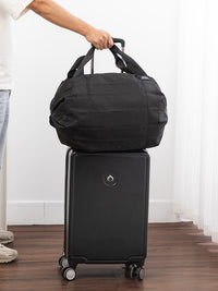 Foldable Accordion Shoulder Shopping Bag, Large Capacity Portable Water-Resistant Travel Tote