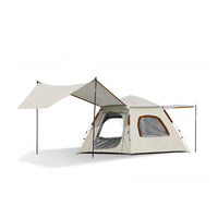 Automatic Pop-Up Camping Tent with Integrated Rainfly for Outdoor Picnics and Camping