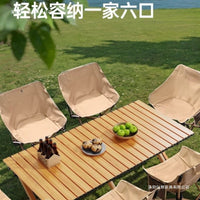 Portable Folding Camping Picnic Table and Chair Set for Outdoor Activities