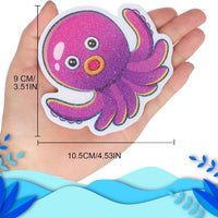 Cartoon PEVA Rubber Non-Slip Bathtub Stickers for Bathroom Safety