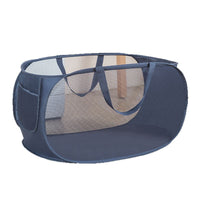Pop-Up Storage Basket for Camping, Picnics, and Sports Gear - Foldable with Zipper