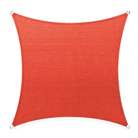 Red Waterproof Sun Shade Sail for Outdoor Camping and Patio Decor