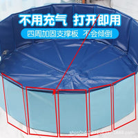Foldable Pet Swimming Pool and Bath Tub for Dogs