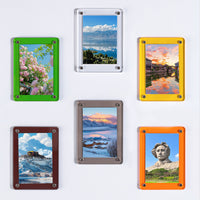 Acrylic Photo Frame Refrigerator Magnet for Instax Photos