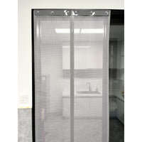 Magnetic Self-Adhesive Screen Door Curtain for Insect Protection and Ventilation