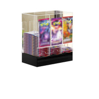 Acrylic Trading Card Display Case with Booster Pack Dispenser for Game Cards