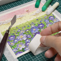 Oil Pastel Paper Pad for Artists, Heavyweight 350gsm Textured Paper for Oil Pastels, Various Sizes