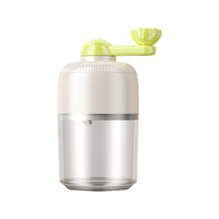 Manual Ice Shaver Machine for Home Use, Portable Hand-Crank Ice Crusher for Shaved Ice and Smoothies