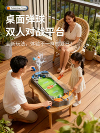 Kids' Water Spray Soccer Battle Game Tabletop Toy for Parent-Child Interaction