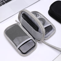 Travel Document Organizer Bag, Multi-functional Digital Storage Pouch, Passport Holder & Ticket Clip