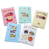 A4 Cartoon Cat Document Organizer with 40 Clear Pockets for Students